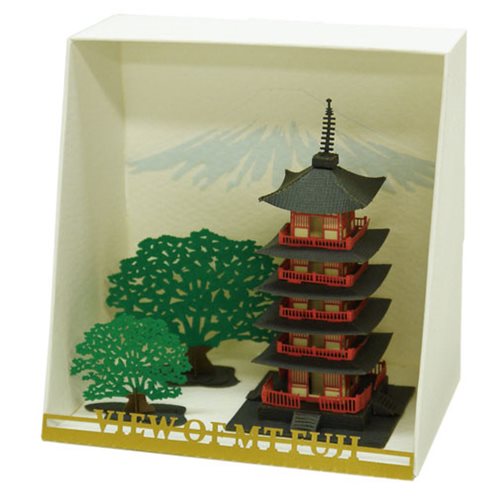 Five Storied Pagoda Paper Nano Model Kit